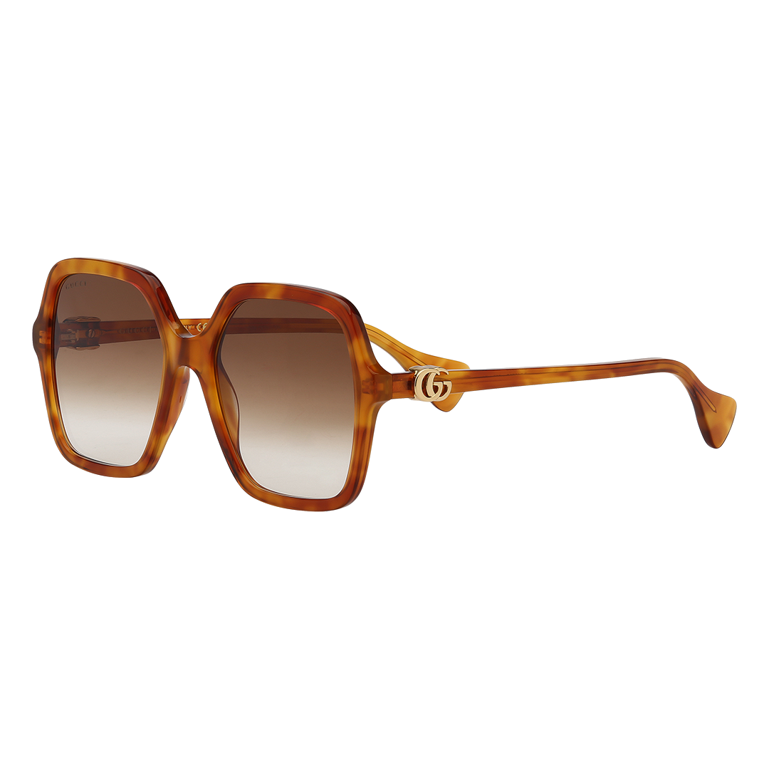 GUCCI Fashion Collection GG0088S GG/0088/S Square Flip Up Retro Sunglasses Pre-owned Gucci Authentic 0088 Black Havana Brown Flip Retro  main image 3